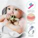 ZoLi Chubby Gummy Teether | 2-Pack Green/Grey BPA-Free Teething Stick for Baby Teething Relief - Buy Online on GoSupps.com