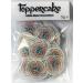 Toppercake Edible Wafer King Charles III Coronation MINI Cupcake Topper Decoration (pack of 40)
