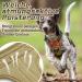 Rabbitgoo Tactical Dog Harness for Large Dogs - Adjustable & Durable with Metal Buckles - Perfect for Hiking - XL Brown - Buy Online on GoSupps.com
