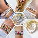 Siomia Bracelet Making Kit - 1400pcs Round Acrylic Letter Beads & 2350pcs Clay Beads Jewelry Kit - Gift Pack Included - Mixed Metal & Colorful Clay Beads - DIY Alphabet Bracelets - Buy Online on GoSupps.com