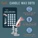 Hyoola Candle Sticky Dots - Candle Wax Adhesive - Pack of 24 - Buy Online on GoSupps.com