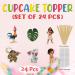 Seyal Mona Cupcake Topper Seyal Mona Cupcake Topper - Buy Online on GoSupps.com