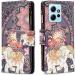 VQWQ Mobile Phone Case for Xiaomi Redmi Note 12 4G - Protective Leather Flip Cover with Lanyard Zipper & Card Slots - Stylish Elephant Design - Buy Online on GoSupps.com