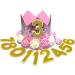 POSAPET Crown Dog Birthday Hat Reusable Doggie Birthday Party Hat for Pets Glitter Crown Hats for Dogs Cats Kitten Headband Hats Pink - Buy Online on GoSupps.com
