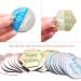 30 PCS Mirror Acrylic Cupcake Topper Gold Hexagon Silver Round and Rose Gold Heart Happy Birthday Cake Toppers Birthday Party DIY Dessert Cup Cupcake Decoration - Buy Online on GoSupps.com