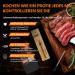 Airmsen Wireless Meat Thermometer - 110m Bluetooth Digital BBQ Grill Thermometer with IPX7 | Perfect Oven & Kitchen Cooking App for Meat Lovers - Buy Online on GoSupps.com
