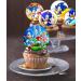 24 x Pre-Cut Sonic 1 Edible Stand up Wafer Paper Cupcake Toppers Cake Decorations Birthday Party - Buy Online on GoSupps.com