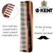 Kent Handmade FOT Fine Tooth Saw Cut Beard Comb - Pocket & Travel Styling Comb for Beard & Hair Care - Essential Kent Beard Kit - A-Tortoiseshell - Buy Online on GoSupps.com