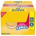 OREO Double Stuf Golden Sandwich Cookies, Vanilla Flavor, 10 King Size Snack Packs