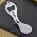 Green Chequered Flag Design Pocket Metal Nail Clipper Bottle Opener with Personalised Engraved Message Presented in a Velvet Pouch - Buy Online on GoSupps.com