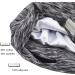 Satin Lined Bonnet XL Black Stripe Sleep Cap for Women - Adjustable Beanie for Long Curly Hair, Braids, Dreadlocks - Buy Online on GoSupps.com