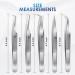 GTEX Circle Grip Lash Tweezers - Japanese Steel, Professional 5 Pack for Eyelash Extensions - Silver - Buy Online on GoSupps.com