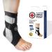Doctor Developed Ankle Brace for Sprained Ankle  Support Stabilizer Splint for Injured Foot   Foot Brace/ Achilles & Peroneal Tendonitis   Ankle Brace For Women / Men - Doctor Handbook (Large  Single  Right) Large Right
