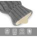 HomeWit 2L Hot Water Bottle with Knitting Covers & Funnel | Long Neck Heat Bottle - Dark Gray - Ideal for Pain Relief & Cozy Warmth - Buy Online on GoSupps.com