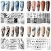 BORN PRETTY 12pcs Nail Stamping Plate - Flower Geometric Stripes Lines Manicure Series - Buy Online on GoSupps.com
