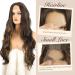Buy Medium Part Curly Wavy Chestnut Brown Wig for Women - 70 cm Natural Synthetic Hair for Daily & Party Use - Buy Online on GoSupps.com