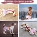 Soft Dog Diaper Trousers - 2 Pack | Comfortable Harness & Braces for Puppies | Pet Clothing in Beige-Wine M - Buy Online on GoSupps.com