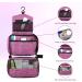 Januts Hanging Travel Toiletry Bag - Waterproof Makeup Organizer for Women and Men, Violet - Buy Online on GoSupps.com