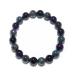 Gracefulhat Feng Shui Gemstones Jewelry for Men | Spritual Root Chakra Crystal Gift | Bring Luck & Wealth | Relief Stress & Anxiety 12MM Labradorite Mixed Amethyst Bracelet