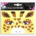 Animal Face Sticker Set - Leopard Tiger Lion Giraffe | Floral Festival & Halloween Body Paint Decoration | 4 Sheets for Stage Performance - Buy Online on GoSupps.com