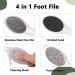Pumice Stone 4-in-1 Foot Scrubber for Dead Skin, Corns, and Calluses - Hand and Foot Care Tool for Removing Cracked Heels and Thick Calluses - Wet and Dry Feet Care - Buy Online on GoSupps.com