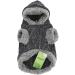 Fitwarm Grey Knitted Hooded Dog Sweatshirt - Medium - Buy Online on GoSupps.com