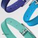 Collardirect Leather Cat Neck Band - Safety Collar with Elastic Belt & Bell | Adjustable 23-28 cm | Available in Black Blue Red Orange Green Pink & Light Blue - Buy Online on GoSupps.com