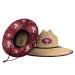 FOCO Men's NFL Team Logo Floral Lifeguard Beach Straw Sun Hat San Francisco 49ers One Size Team Logo