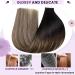 LAAVOO Balayage Tape Extensions - Real Hair Tape Extensions #1b/4/27 | 35cm | 50g | Invisible Seamless Hair Extensions for Natural Look - Buy Online on GoSupps.com