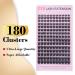 Cluster Eyelash Extensions - 165 PCS Wispy DIY Individual Lashes Soft Mink False Eyelashes with Super Thin Band - C-8-16 Mixed Tray - Buy Online on GoSupps.com