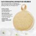 Natural Face Exfoliating Loofah Pad Scrubber - 4 Pack Makeup Remover & Facial Cleansing Brush for Gentle Skin Massage & Blackhead Removal - Beige - Buy Online on GoSupps.com