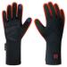 ThxToms Heated Gloves Liners Gift for Men Women Ultra-Thin Hand Warmers Touchscreen Winter Gloves for Hiking Ski Riding Cycling Classic Black Medium