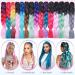 Tess Braids Extensions 60 cm | 5 Pack Jumbo Kanecalon Hair Extensions | Hot Red Box Braids - Premium Quality 100g Bundle - Buy Online on GoSupps.com