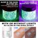 LemonSac Holographic Body Glitter Gel Set - Color Changing Glitter for Body, Face, Hair & Lips (2 Sparkling Pink + Pearl White) - Buy Online on GoSupps.com