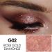 FOCALLURE Glittering Liquid Eyeshadow - High-Impact, Long Lasting, Quick-Drying | 04 Rose Gold Diamondz - Buy Online on GoSupps.com