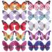 inSowni 20 Pack Multi Colors Butterfly Alligator Hair Clips Barrettes Bridal Wedding Accessories for Women Girls Kids