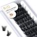 BQ lash single eyelash 72 clusters colored eyelashes individually at home cluster lashes B26 B02 black eyelashes for DIY eyelash extensions DIY eyelash bushes (B26 D-16mm) D-16 mm B 26
