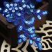 Micro Traders 2 Pairs Royal Blue Embroidery Sequin Lace Appliques Mirror Pair for DIY Crafts - 23.5x10cm - Buy Online on GoSupps.com