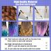 MAYSA Ombre Pink Jumbo Braiding Hair 24 Inch Soft Braid Extensions - 6 Packs High Temp Synthetic Fiber in Purple-Hot Pink-Pink - Buy Online on GoSupps.com