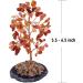 Mina Heal Orange Agate Crystal Gemstone Money Tree - Chakra Healing Feng Shui Good Luck & Prosperity - Buy Online on GoSupps.com