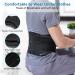 Glofit Lower Back Brace for Pain Relief - Back Support Belt for Men & Women - Lumbar Breathable Design for Herniated Disc & Sciatica - Buy Online on GoSupps.com