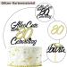 Happy 80th Birthday Cake Topper - Sumerk 1 Piece Decoration for Boys & Girls - Perfect 80 Years Birthday Party Decor - Buy Online on GoSupps.com