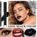 Black Matte Lipstick and Lip Liner Pencil Set Full Coverage Matte Liquid Lipstick Lip Gloss Set Waterproof Long Lasting Smudge Proof Lip Liner and Lipstick Set for Goth Cosplay Halloween Lip Makeup - Buy Online on GoSupps.com