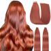 Hotlulana tape extensions real hair copper red (#350) Extensions real hair 16 inch/40cm 40g invisible remy 100% natural tape in extensions real hair 20PCs Skin weft tape in the extensions.#350 Copper Red 40cm-16 inch (20 pack)