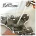 Stainless Steel Diaper Sprayer - Heavy-Weight, Splatter-Proof Bidet Attachment for Cloth Diapers | Complete Diaper Washer Hand Held Sprayer - Buy Online on GoSupps.com