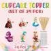 Seyal Alice in Wondrland cupcake topper - Buy Online on GoSupps.com
