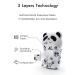 BPA-Free Panda Teething Mitten Set for Baby Boys and Girls - 1 Pair of Chewing Gloves + Bonus Toothbrush - Buy Online on GoSupps.com