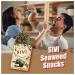 SIVI Almond Filled Seaweed Snacks - Keto, Vegan, High Protein & Gluten Free Chips with Omega 3 & Natural Iodine - Healthy Snacks for Kids & Adults - Pack of 4 (1.41 oz) - Buy Online on GoSupps.com