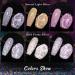 MEET ACROSS Reflective Glitter Gel Polish Kit - 3 Sparkly Colors for Nail Art (E019) - Perfect for Salon & DIY Manicure - Buy Online on GoSupps.com