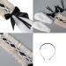 IBLUELOVER Lolita Maid Cosplay Headband Animal Ear Headband Gothic Halloween Christmas Headwear Wide Lace Headband Soft Bowknot Hairband for Women Girls Party Wedding Photography Accessories Black - Buy Online on GoSupps.com